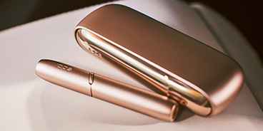Gold IQOS 3 DUO Holder and Charger