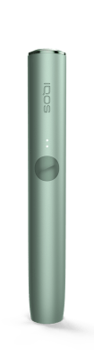 A Jade Green IQOS ILUMA PRIME Holder.