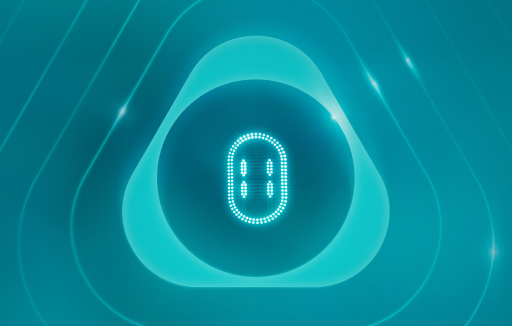 New IQOS ILUMA i PRIME - detail of touch screen on a dark turquoise background