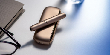 Gold IQOS 3 DUO Holder and Charger