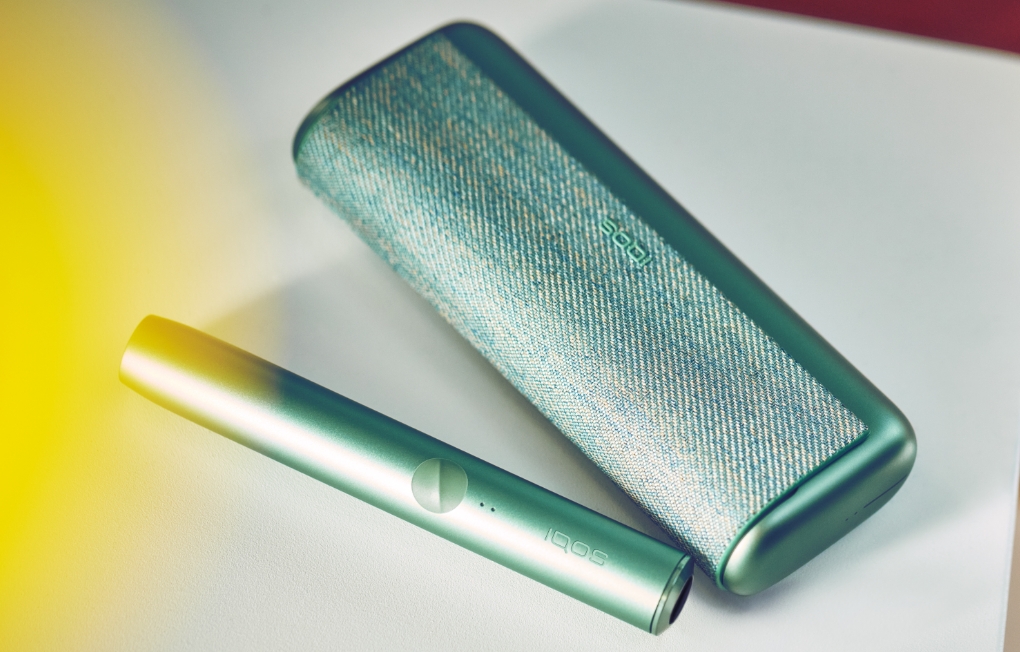 An IQOS ILUMA PRIME Pocket Charger and Holder.