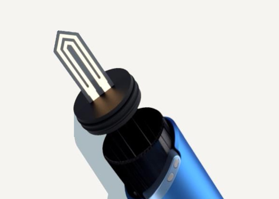 Ilustracija IQOS HeatControl™ tehnologije.