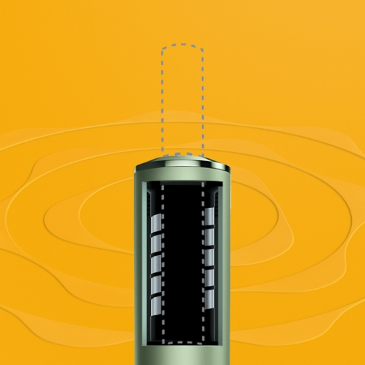 An illustration showing IQOS ILUMA’s SMARTCORE INDUCTION SYTEMTM.