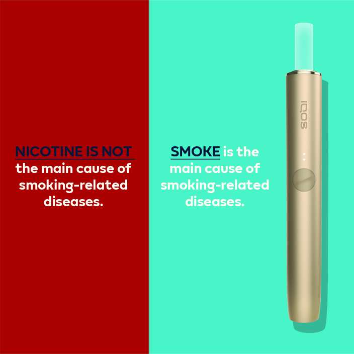 Nicotine is not the main cause of smoking-related diseases. Smoke is the main cause of smoking-related diseases.