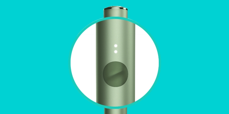 A close-up of IQOS ILUMA PRIME Holder lights.