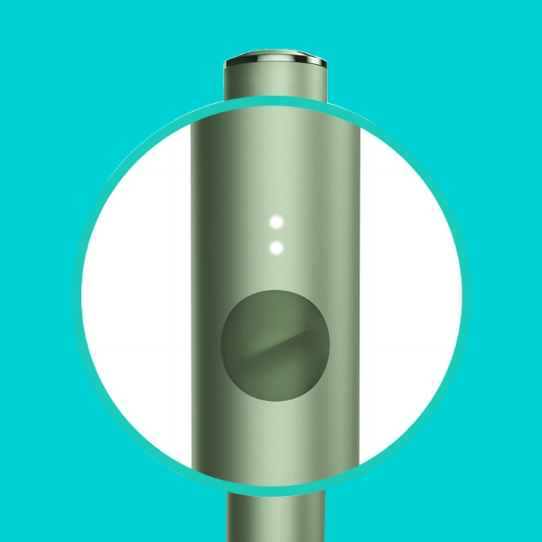 A close-up of IQOS ILUMA Holder lights.