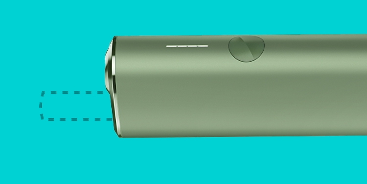 A close-up of IQOS ILUMA ONE device