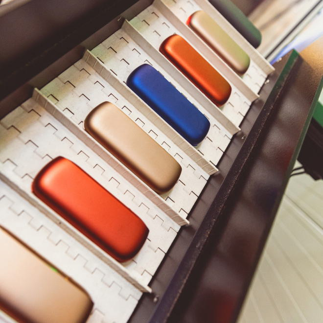 IQOS devices in an IQOS store display