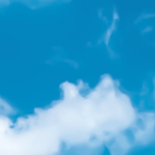 Light blue clouded sky background - IQOS ILUMA i x Seletti