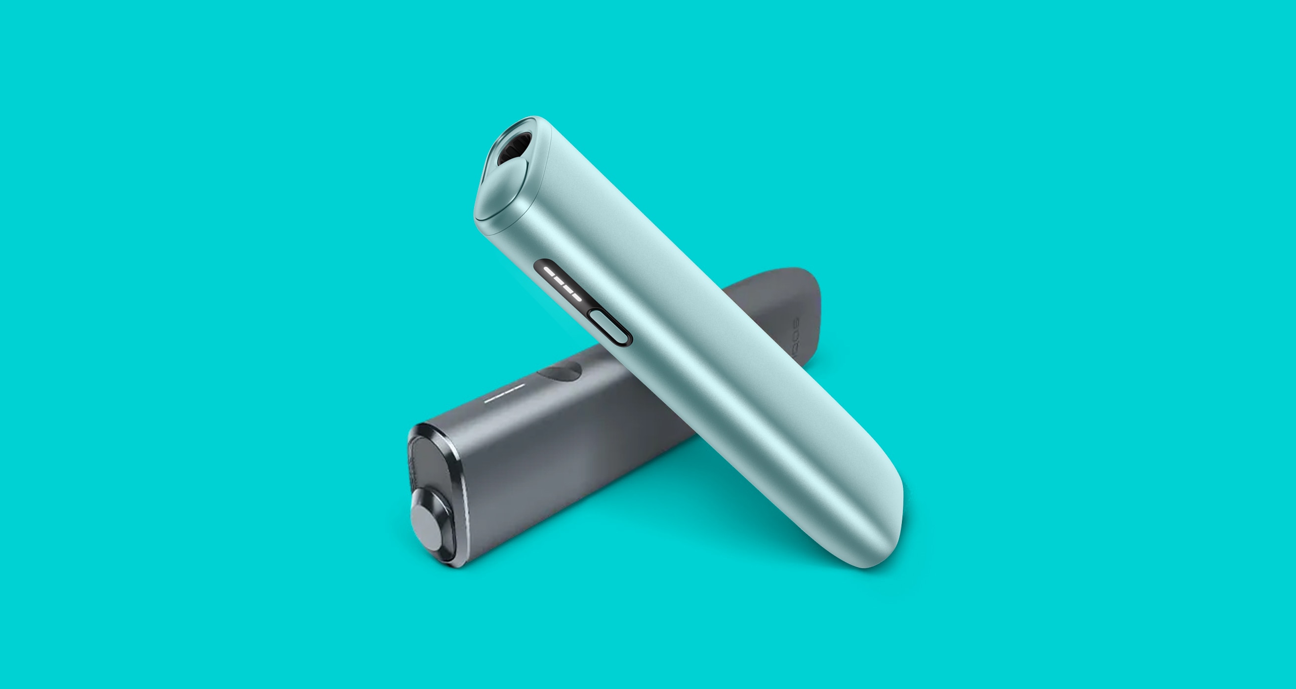IQOS ILUMA i ONE device in front of IQOS ILUMA ONE device.