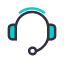Call centre headset icon
