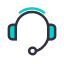 Call centre headset icon